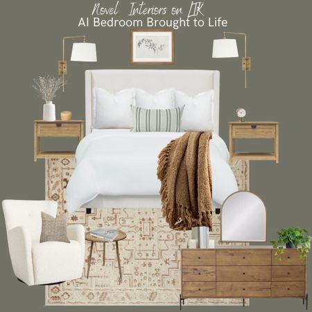 I’m bringing popular AI designs to life, this Gorgie bedroom look VERY similar to the AI design that you love! 

#LTKhome #LTKSeasonal #LTKsalealert