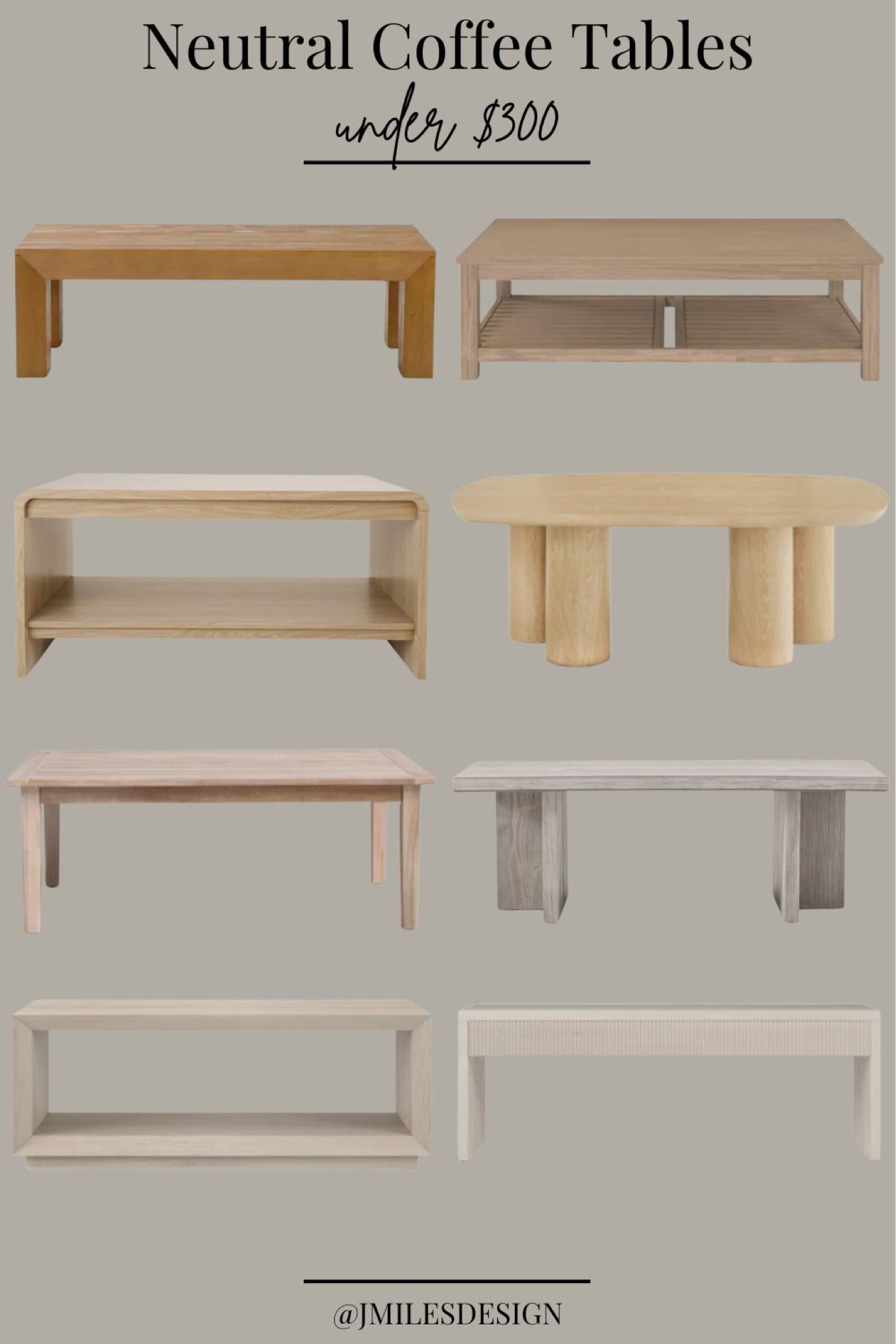 Neutral Coffee Tables #neutral #coffeetable #table #livingroom #furniture #interiordesign #interiordecor #homedecor #homedesign #homedecorfinds #moodboard 

#LTKhome #LTKstyletip