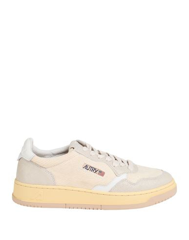 Autry Woman Sneakers Ivory Size 11 Leather, Textile fibers | YOOX (US)