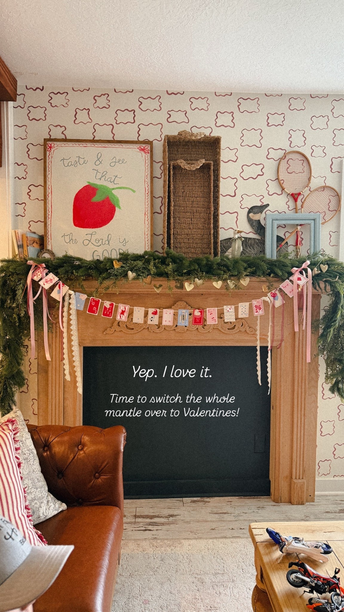 Cutest Valentine’s Day diy garland. Makes the best decor for a mantle! Adding everything you’ll need! Plus some of the other items pictured! 

#LTKSeasonal #LTKHome