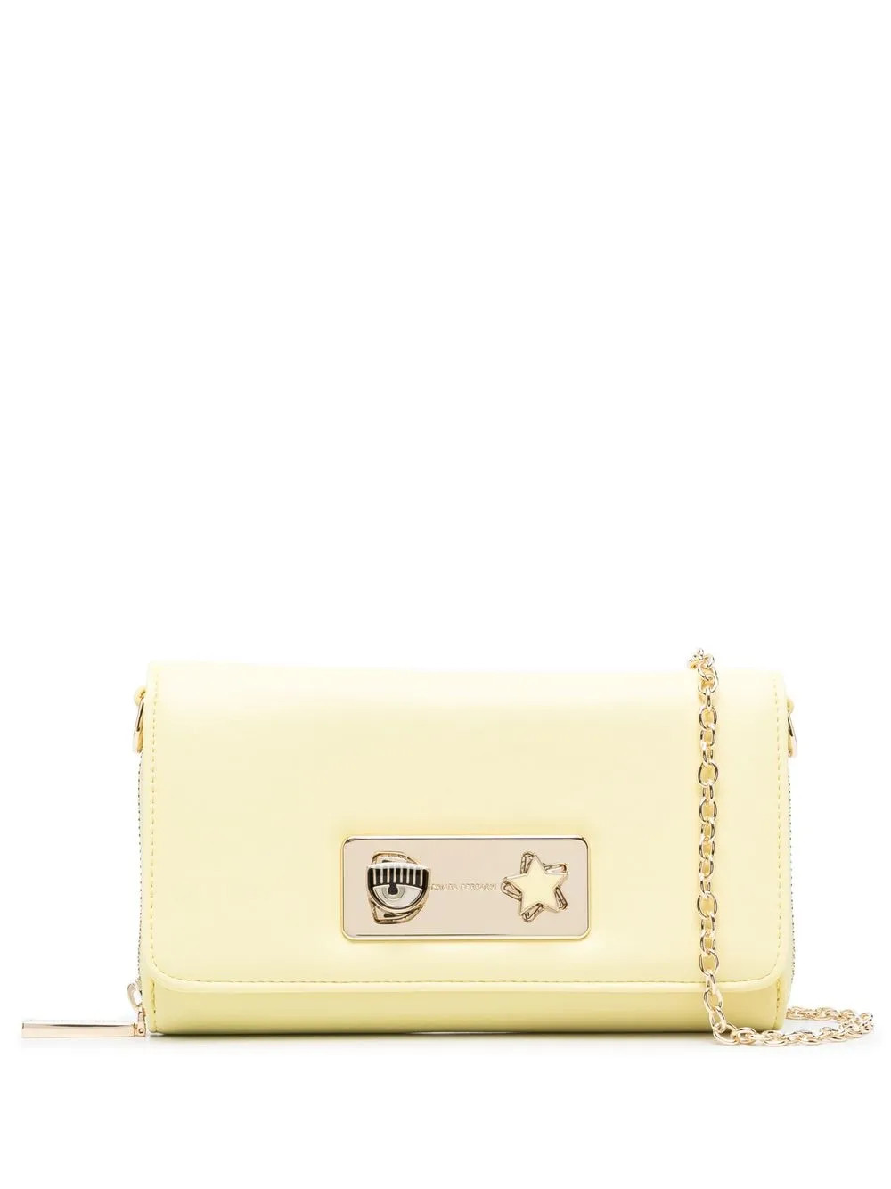 logo-plaque clutch bag | Farfetch Global