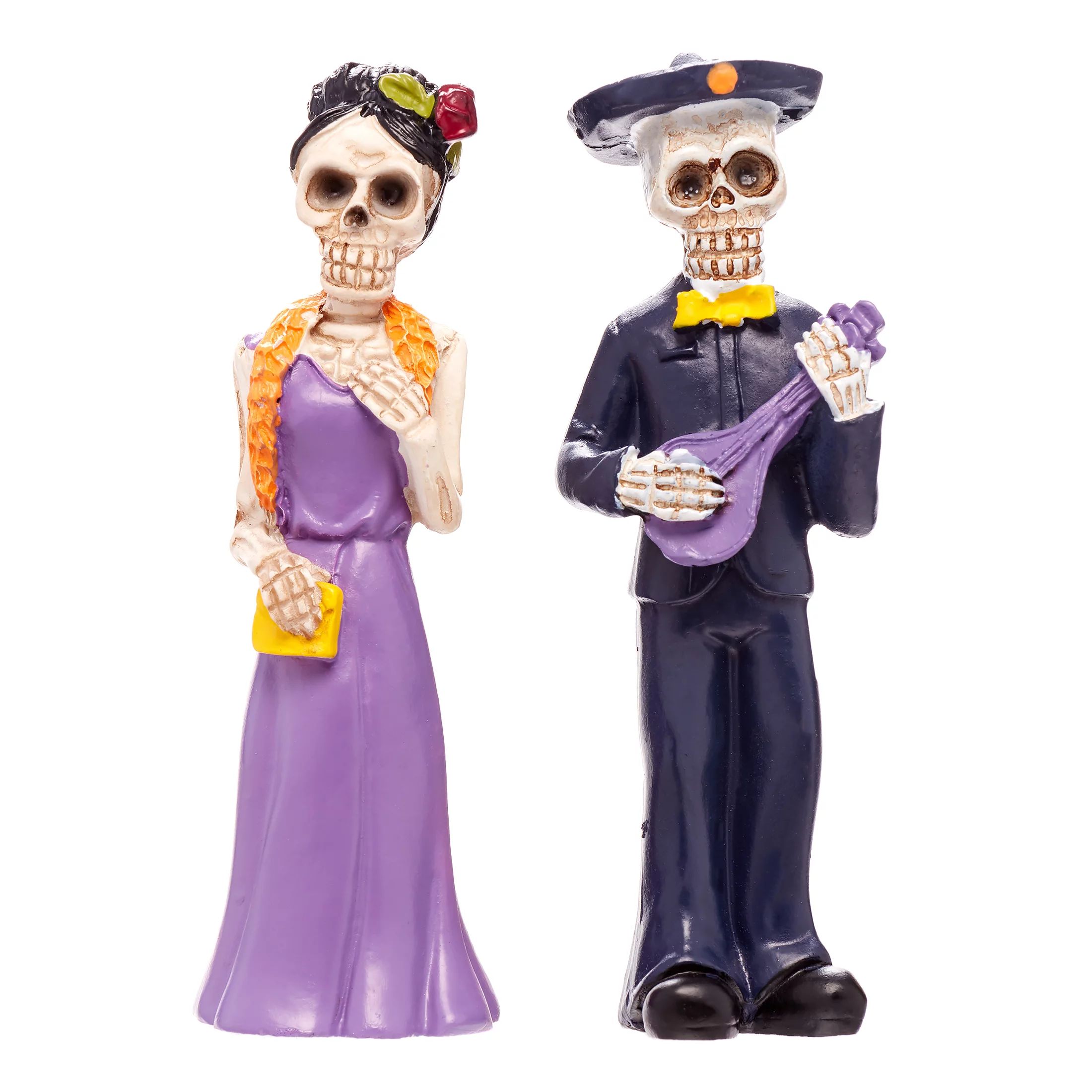 Way to Celebrate Dia de los Muertos Skeleton Couple, Set of 2 | Walmart (US)