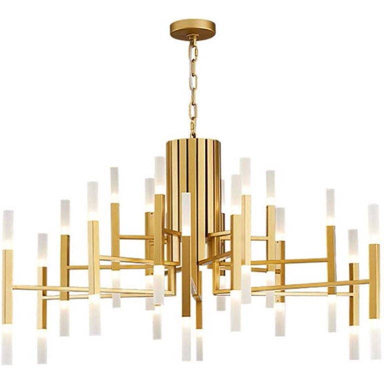 MONIPA 24 Lights Gold Modern Metal Adjustable Chandelier Ceiling Light Decoration Decorative Chan... | Walmart (US)