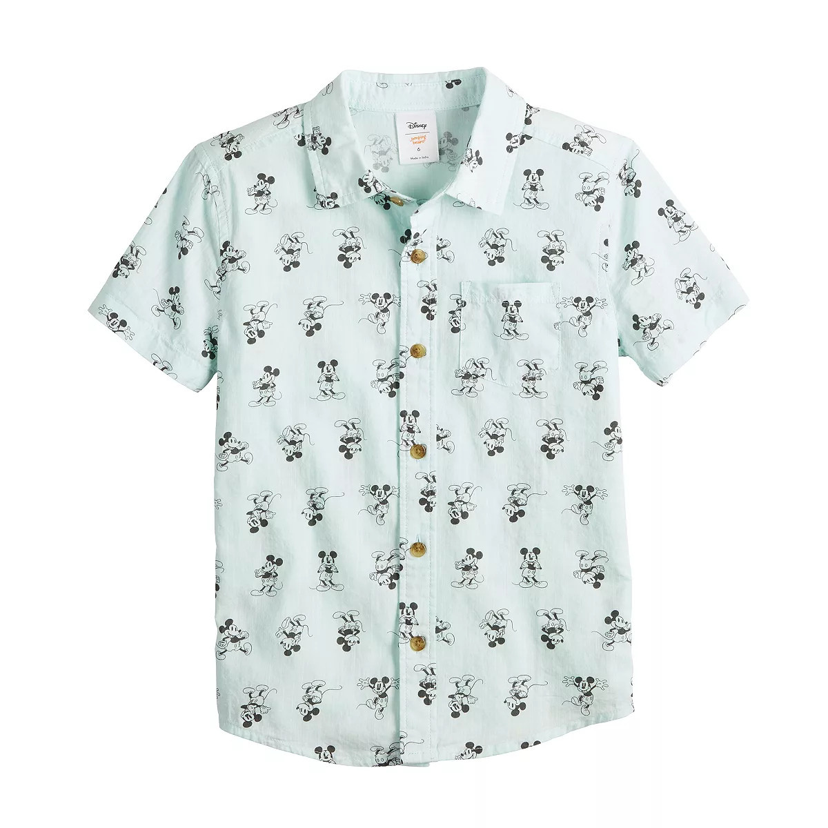 Disney's Mickey Mouse Boys 4-12 Button Front Shirt by Jumping Beans® | Kohl's