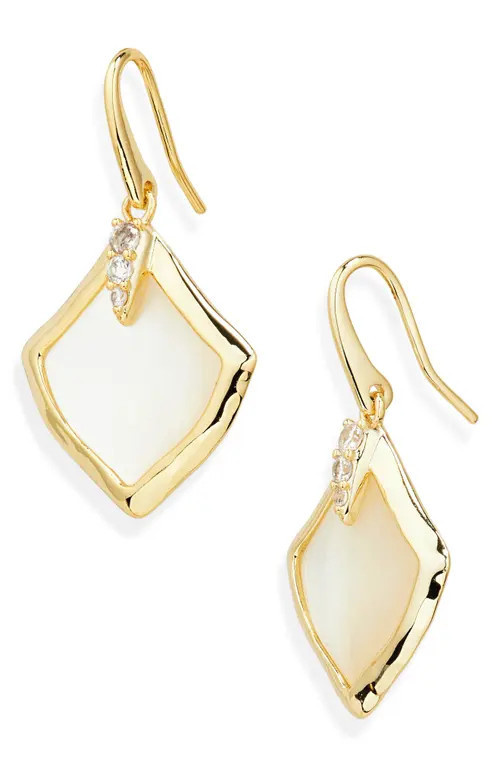 Kendra Scott Joelle Drop Earrings in Gold Ivory Mother Of Pearl at Nordstrom | Nordstrom
