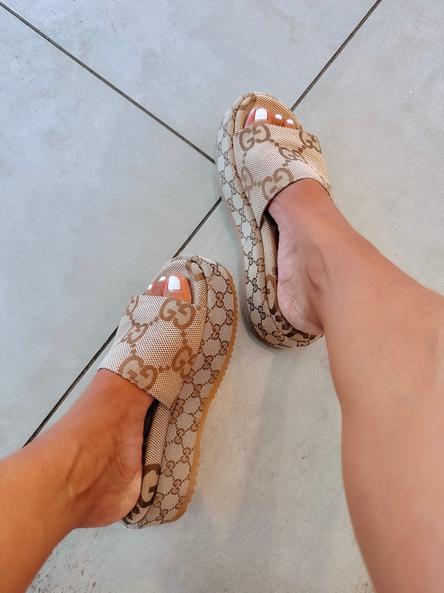 Gucci slides!  Best summer sandal that you can take into fall with straight jeans, cropped jeans, cargos, joggers and maxi dresses. 

#LTKshoecrush #LTKstyletip #LTKover40