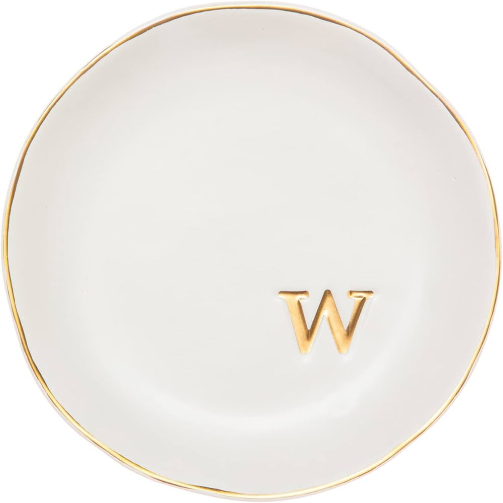 COLLECTIVE HOME - Ceramic Jewelry Tray, Decorative Trinket Dish for Rings Earrings Necklaces Brac... | Amazon (US)