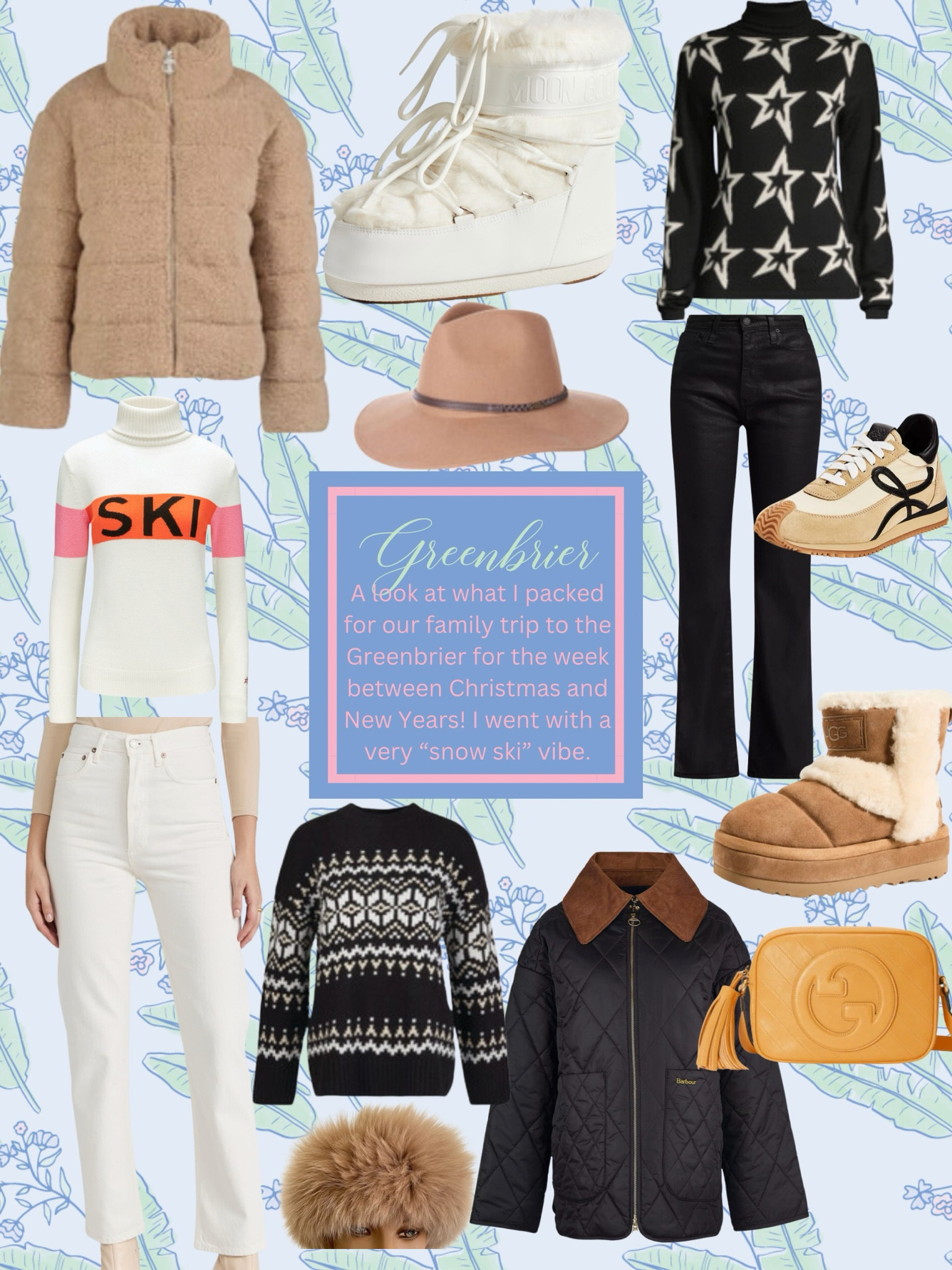 What I packed for a winter trip to the Greenbrier 

#LTKtravel #LTKSeasonal