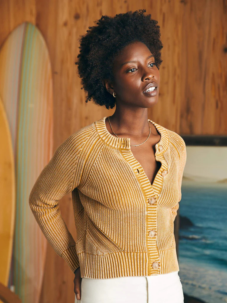 Sunwashed Fisherman Cardigan | Faherty