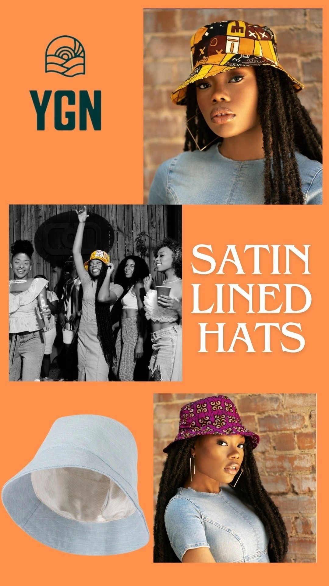 Satin linked bucket hats.  #hat

#LTKFallSale #LTKOver40 #LTKU
