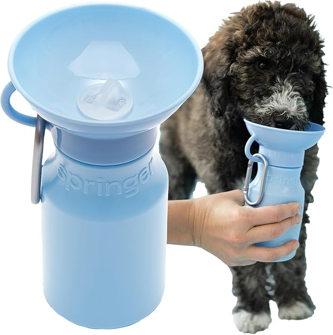 Springer Dog Water Bottle | Portable Travel Water Bottle Dispenser For Dogs - As Seen on Shark Ta... | Amazon (US)