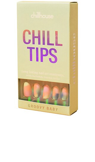 Chillhouse Groovy Baby Chill Tips Press-On Nails in Groovy Baby. | Revolve Clothing (Global)