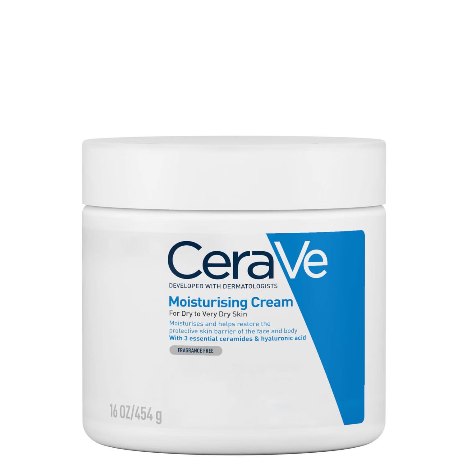 CeraVe Moisturising Cream Pot with Ceramides for Dry to Very Dry Skin 454g | Look Fantastic (UK)