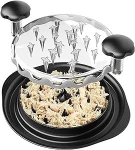 Chicken Shredder with Cleaning Brush, Meat Shredder Tool Twist for Effortlessly Shredding Chicken... | Amazon (US)