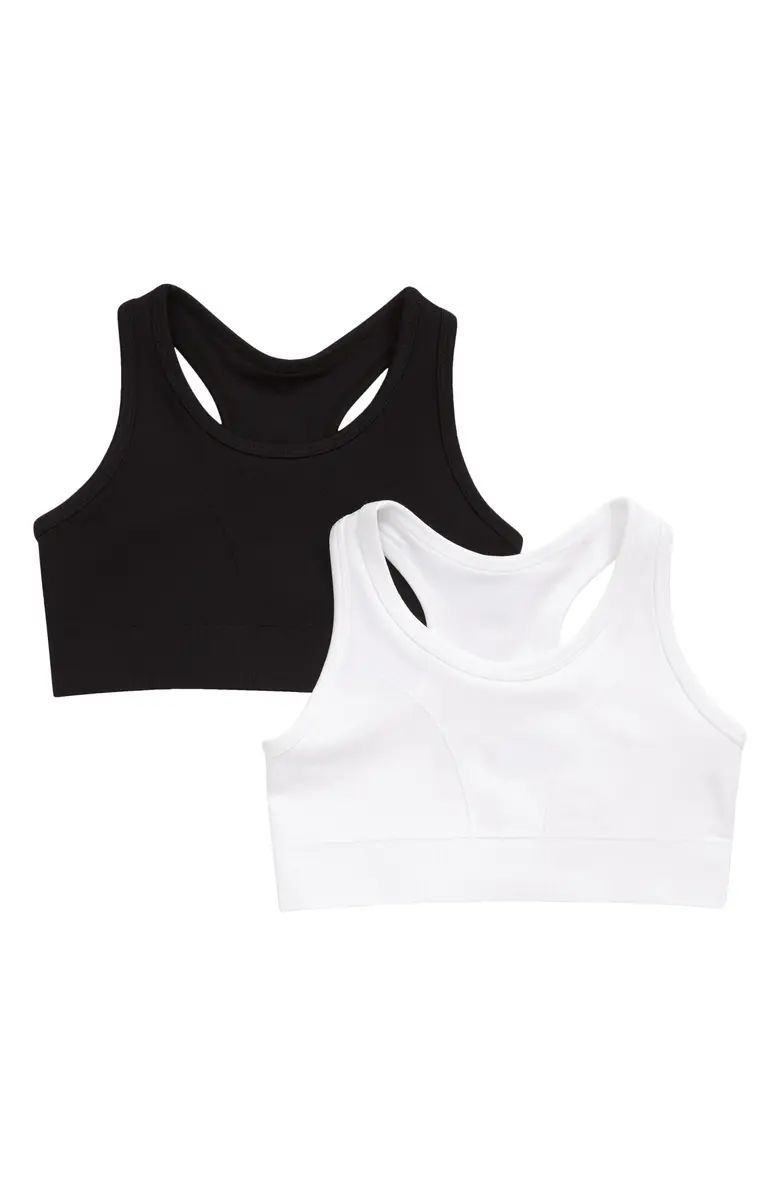 Kids' 2-Pack Assorted Seamless Sports Bras | Nordstrom