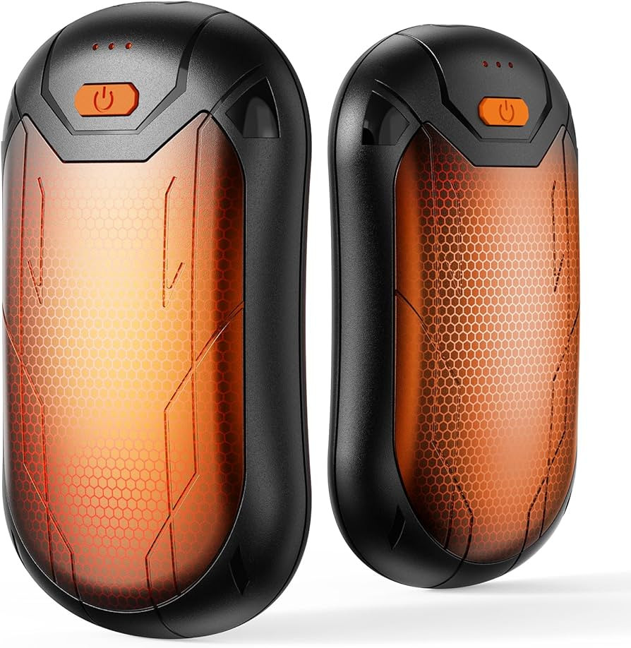 Hand Warmers Rechargeable - 2 Pack 4000mAh Electric Hand Warmers, AI Smart Chips 15Hrs Long Heati... | Amazon (US)