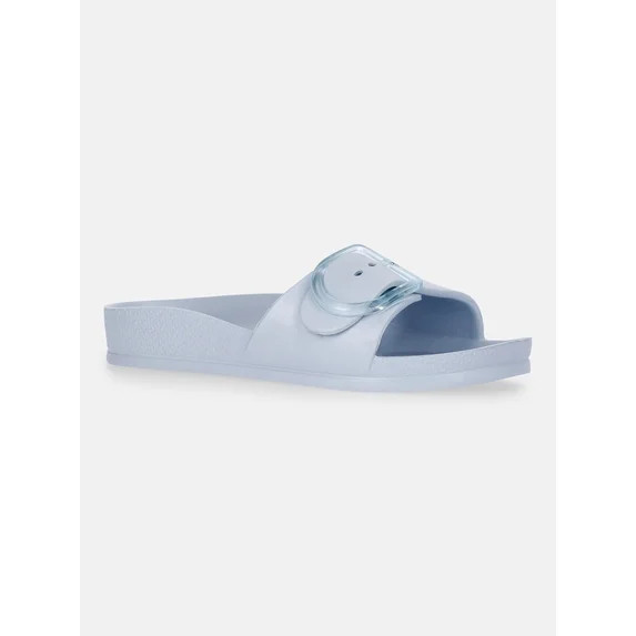 Time and Tru Women's One Buckle EVA Sandals | Walmart (US)
