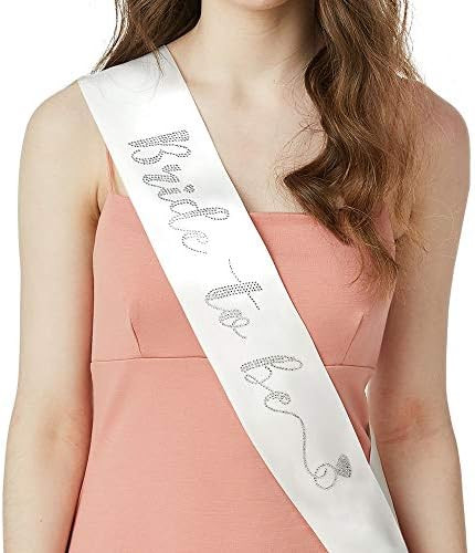 YULIPS Bride to Be Sash - Bachelorette Party Sash Bridal Shower Hen Party Wedding Party Accessories  | Amazon (US)