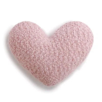 Pale Pink Soft Heart Shaped 10 X 11 Inch Plush Polyester Decorative Throw Giving Pillow | Wayfair North America