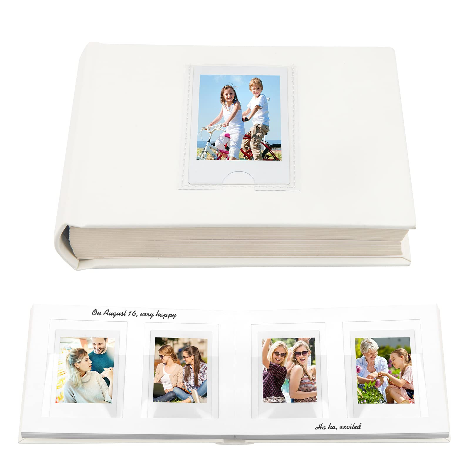 Hand-made Photo Album with Writing Space for Fujifilm Instax Mini Camera, 2x3 Photo Album Polaroi... | Amazon (US)