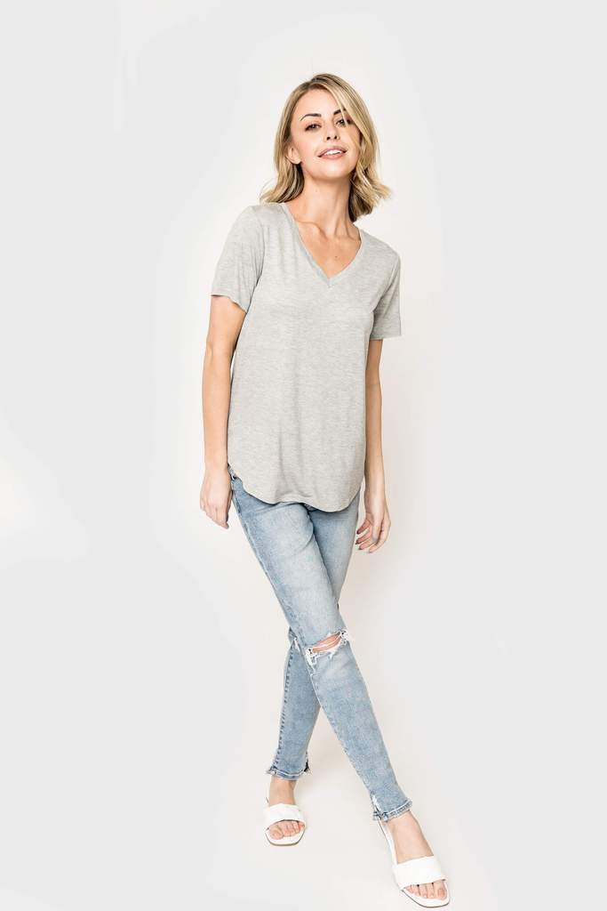Felicity V-Neck Tee | Gibson
