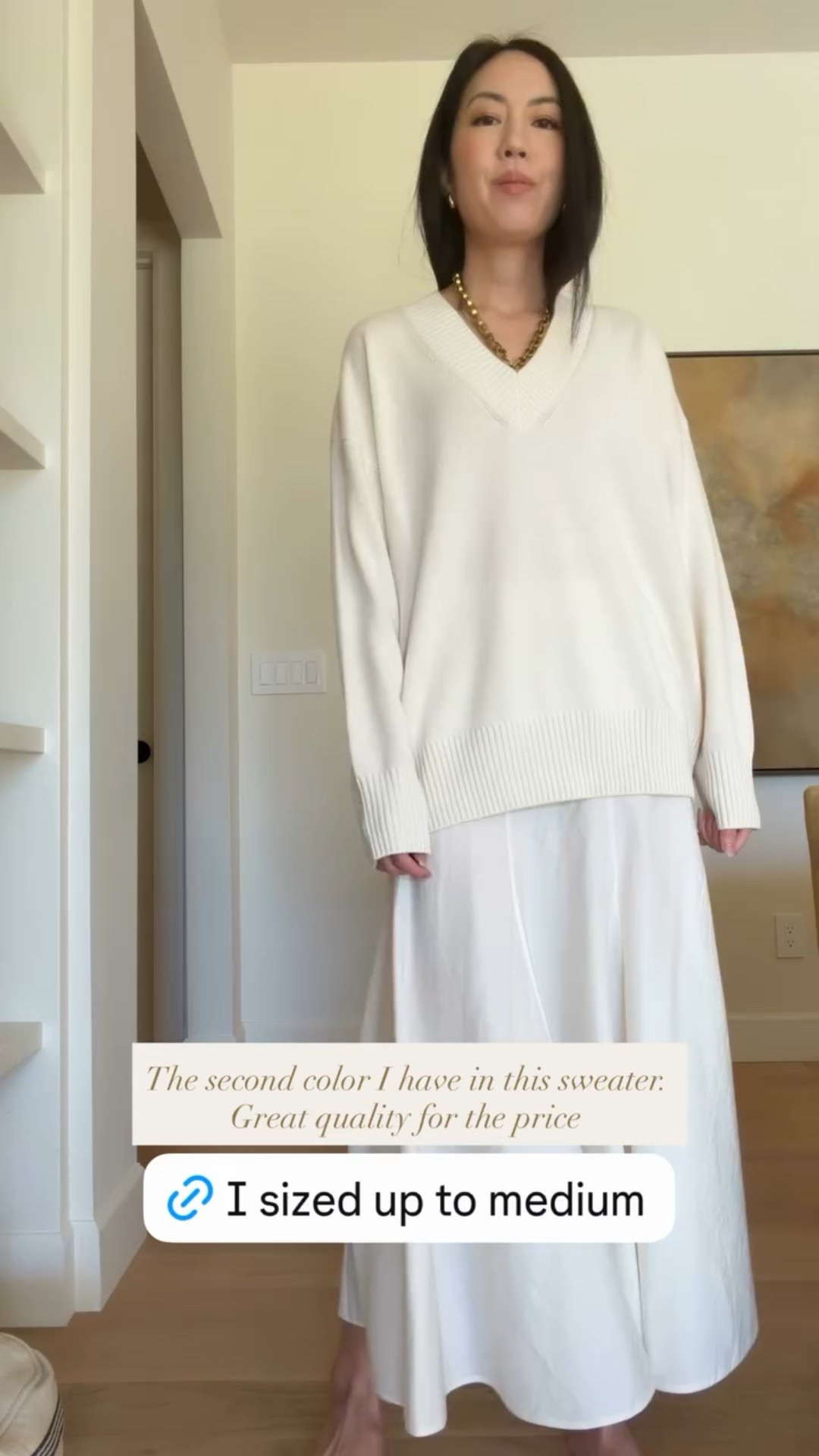 Gorgeous cashmere sweater for only $119 and the skirt is 50% off.

#monochromaticoutfit
#wintersweater
#winteroutfit
#winterskirt
#designerskirt

#LTKootd #LTKdayinmylife #LTKgrwm