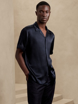 Lyam Silk Resort Shirt | Banana Republic (US)