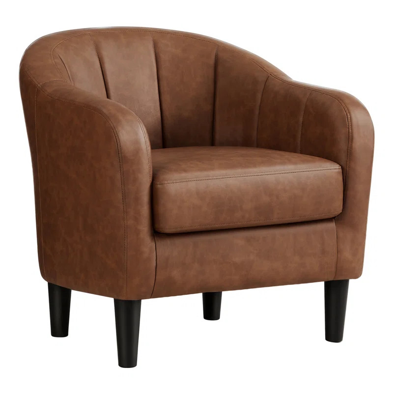 Mayhall Vegan Leather Armchair | Wayfair North America