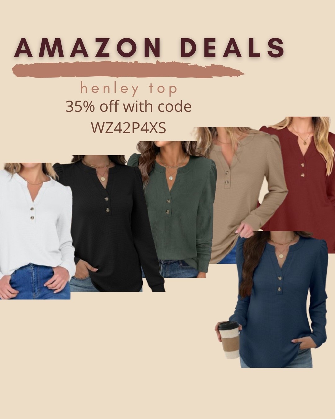 $10-$12 ends 12/14

Amazon fashion
Amazon deals
Henley top
Puff sleeve top


#LTKFindsUnder50 #LTKSaleAlert