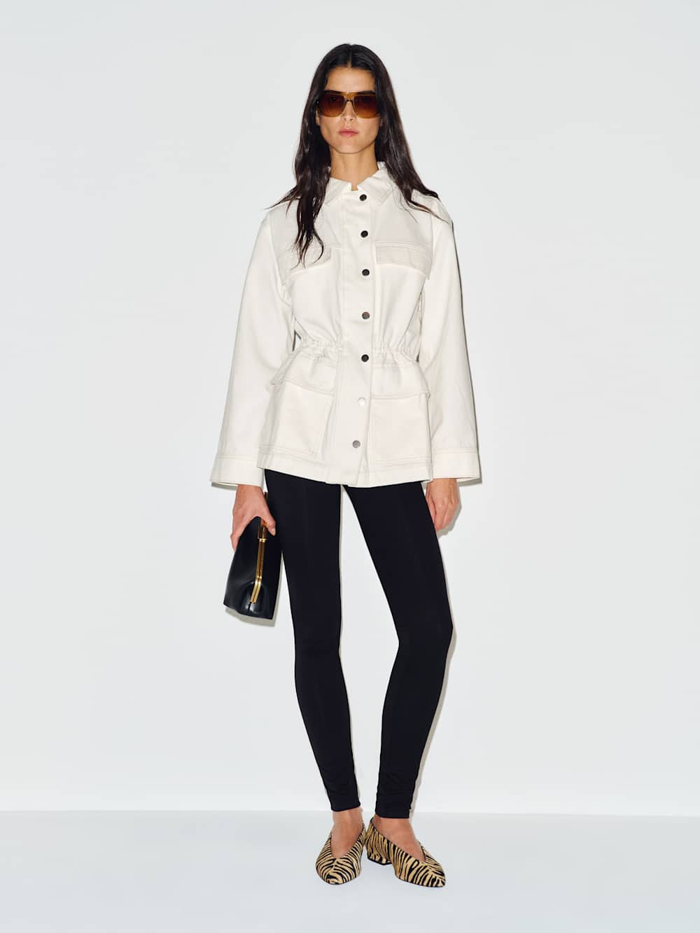 Alex Cinched Denim Jacket | Reformation (Global)