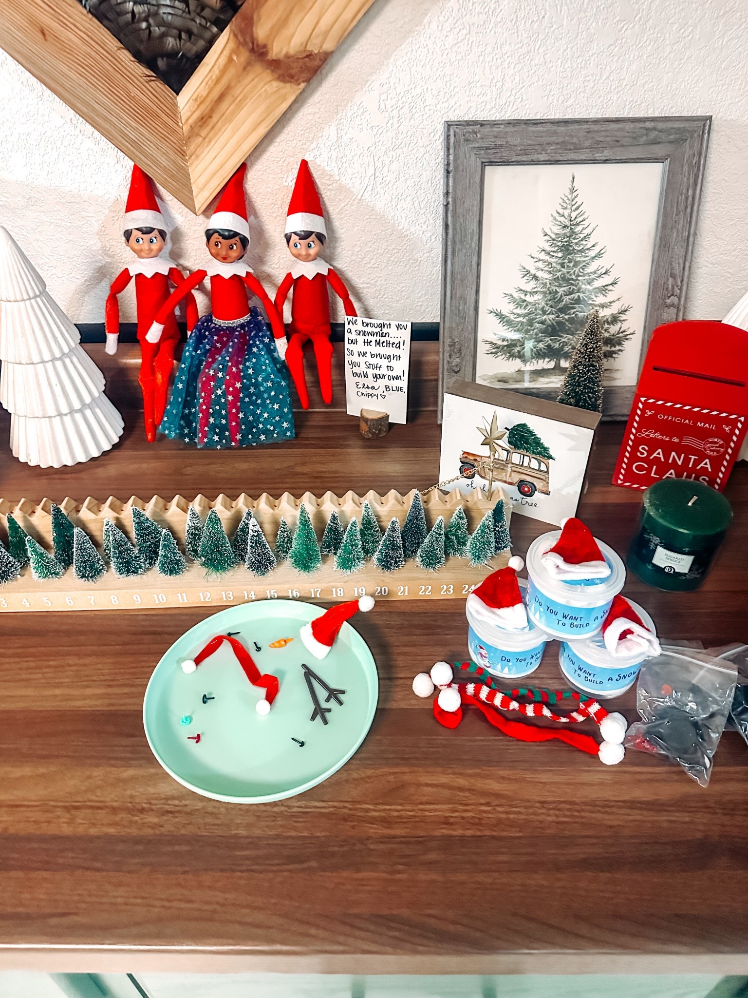 Snowman kits for your elves to bring or just a fun winter activity! ⛄️⛄️⛄️ #elfonshelf #elf #holiday

#LTKHoliday