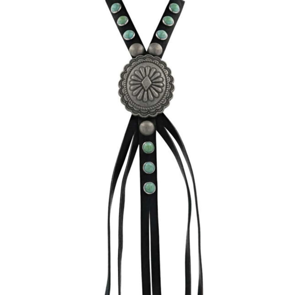 Montana Silversmiths Concho Bolo Turquoise Attitude Necklace - ANC5724 | Amazon (US)