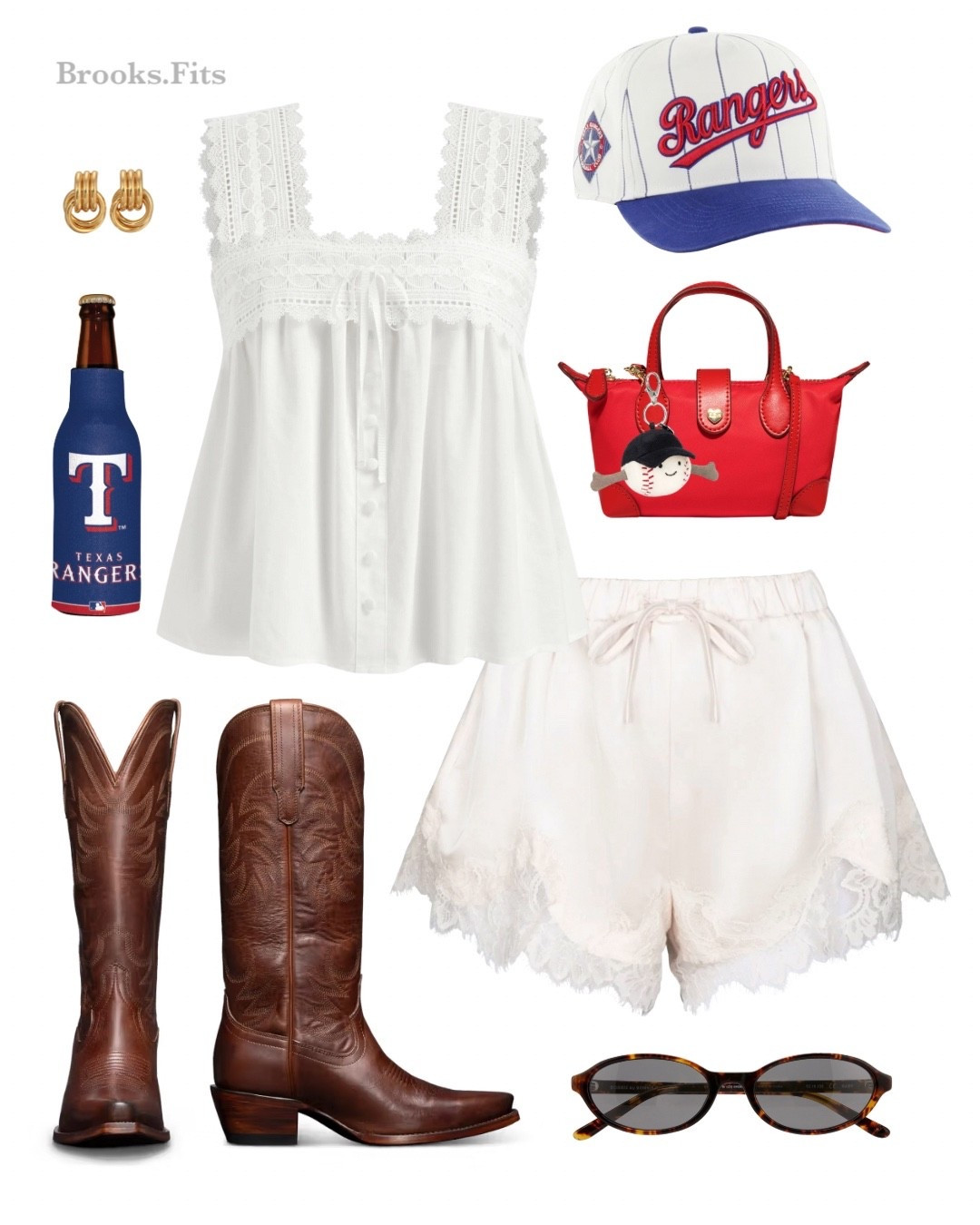 Texas Ranger game outfit 