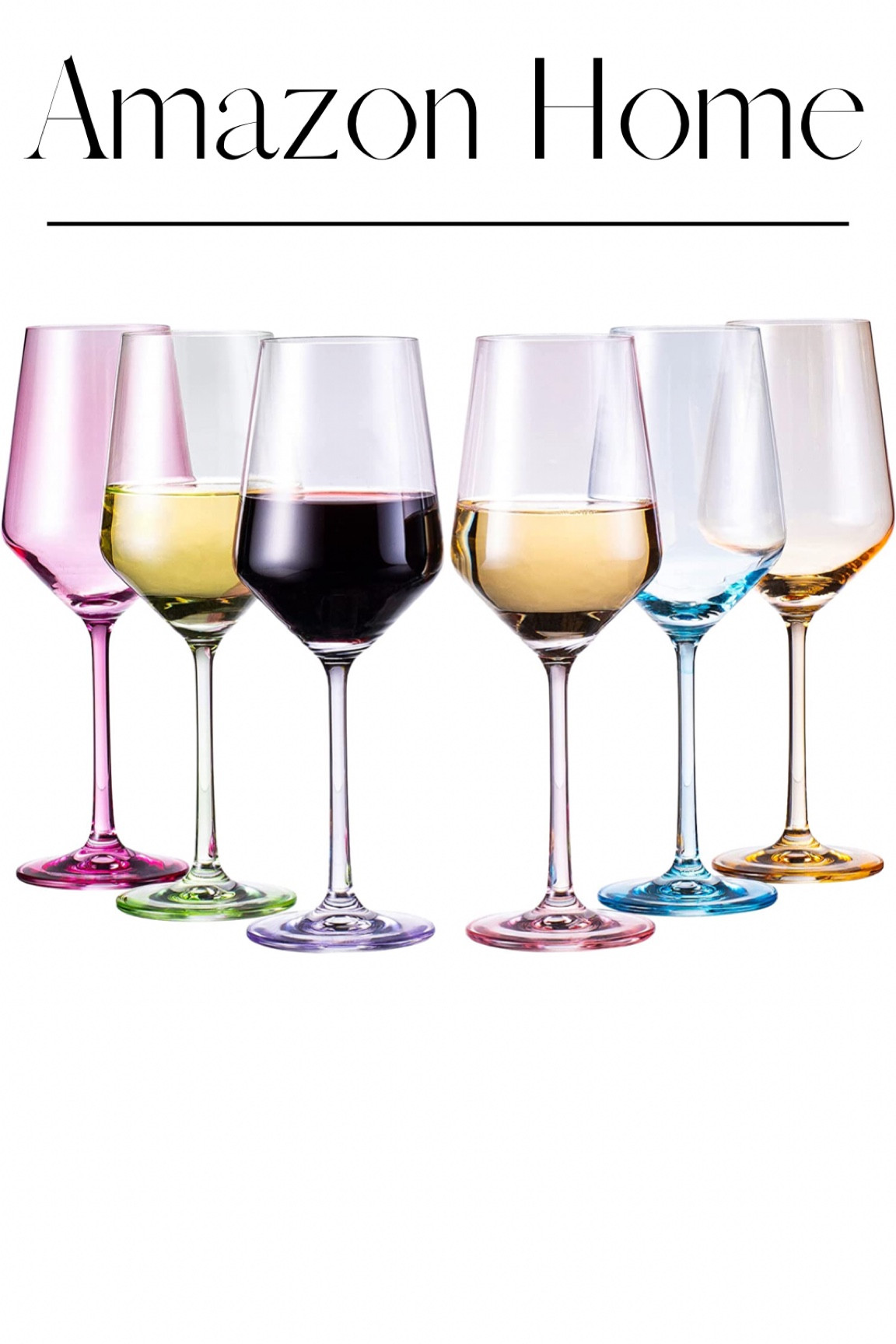 Amazon home glassware a colorful glassware wine glasses holiday gift hostess gift￼

#LTKSeasonal #LTKhome #LTKunder100