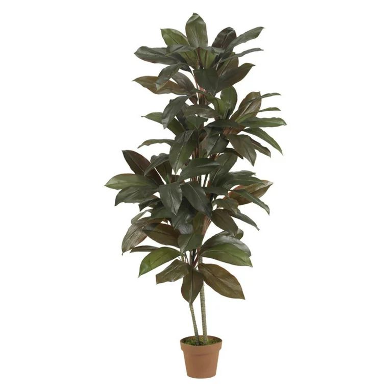 Nearly Natural 5' Cordyline Artificial Plant (Real Touch), Green - Walmart.com | Walmart (US)