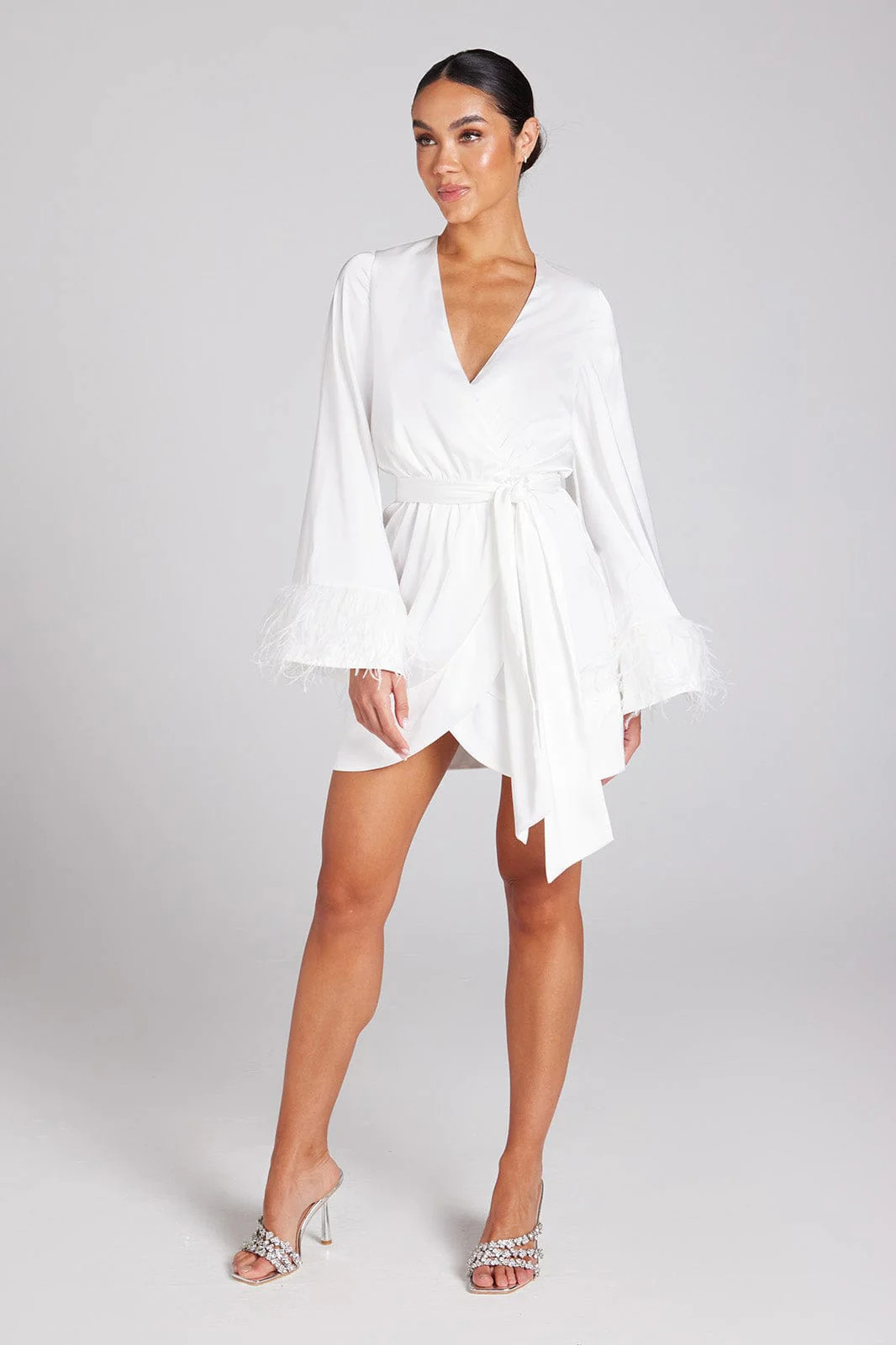 Dina White Dress | Nadine Merabi