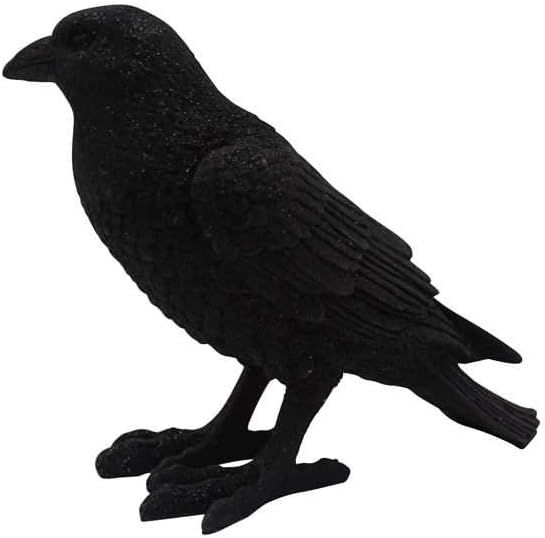 Comfy Hour Fairyland Collection 7" Black Feather Standing Crow Bird Halloween Decorative Figurine... | Amazon (US)