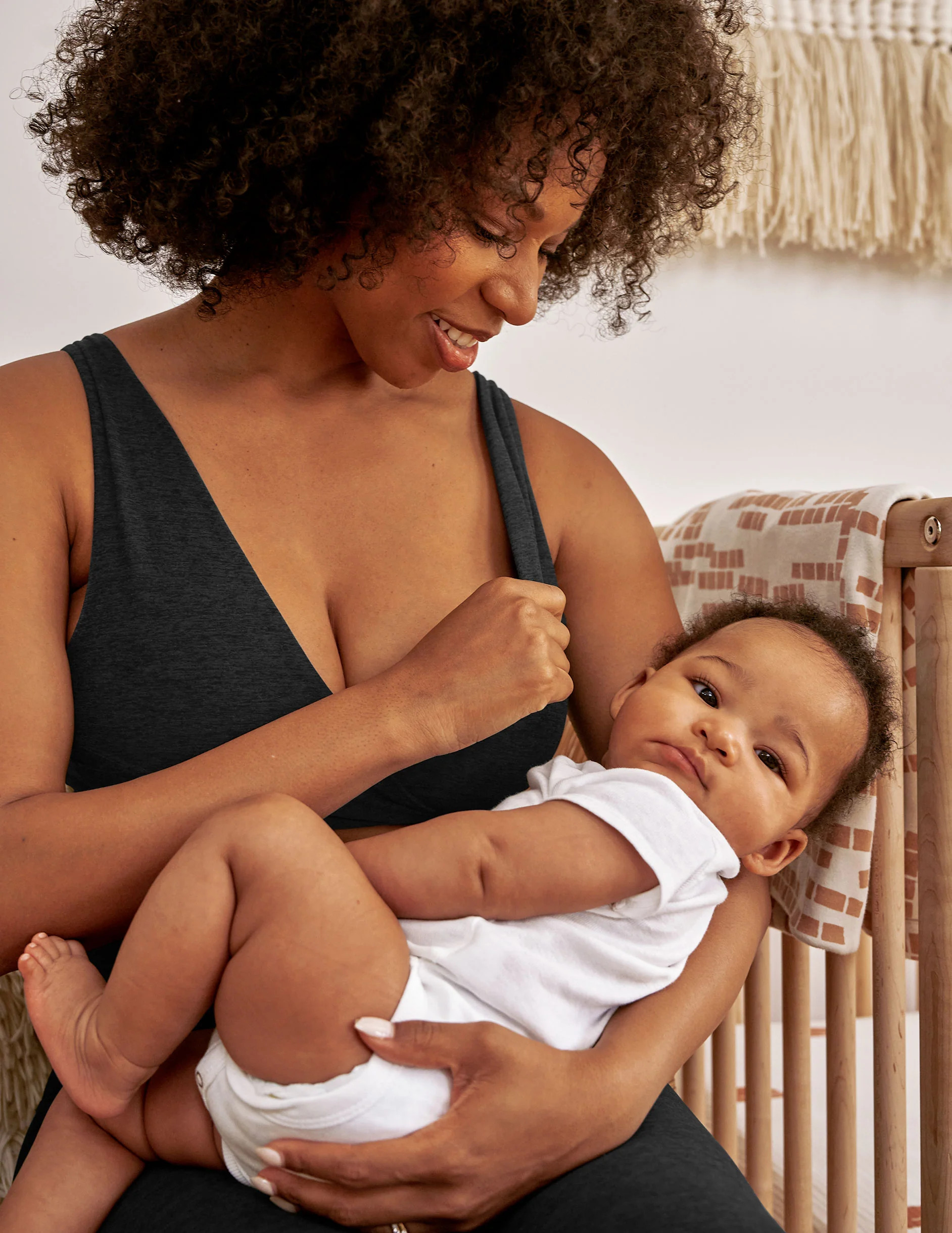 Spacedye Criss Crossover Maternity Nursing Cami | Beyond Yoga | Beyond Yoga