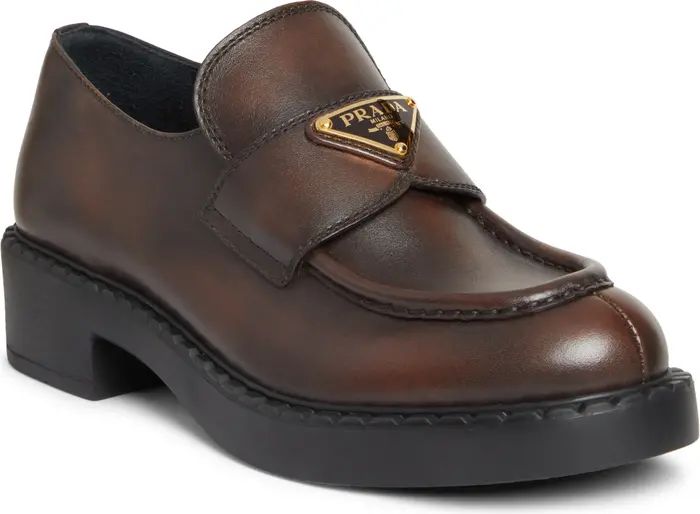 Prada Moc Toe Loafer (Women) | Nordstrom | Nordstrom