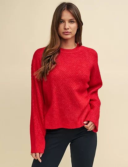 Cable Knit Crew Neck Jumper | Nobody's Child | M&S | Marks & Spencer IE