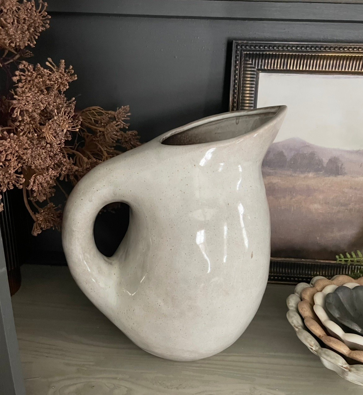 My favorite glazed pitcher vase is back in stock and 32% off!! This always sells out… such a versatile neutral find 🤎

#LTKHome #LTKSaleAlert