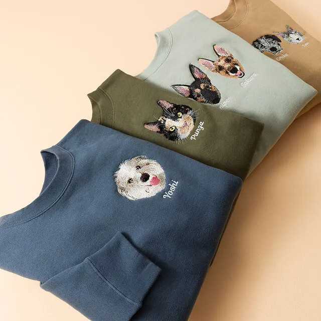 Custom Pet Embroidered Sweatshirt | UncommonGoods