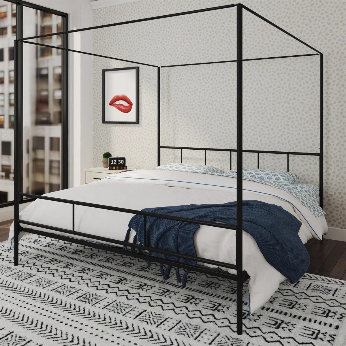 Marion Metal Canopy Bed | Wayfair North America