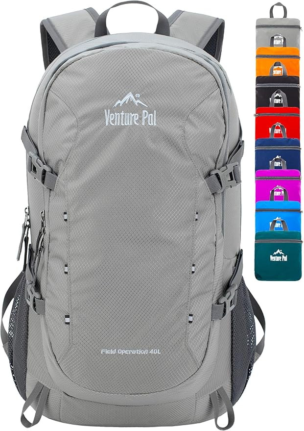 Venture Pal 40L Lightweight Packable Travel Hiking Backpack Daypack | Amazon (US)