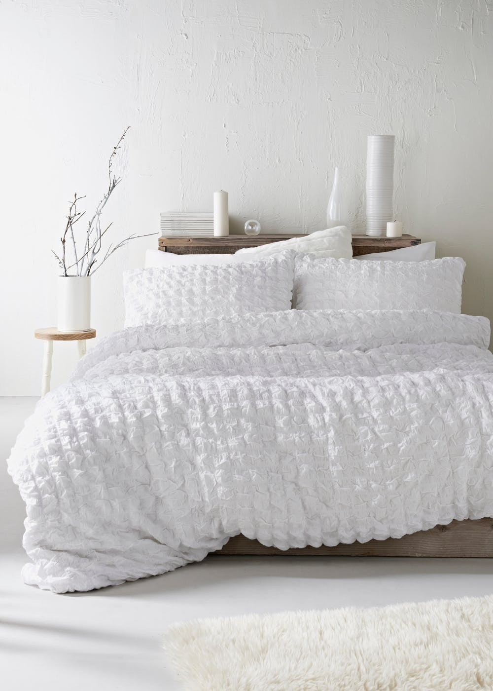 100% Cotton Seersucker Duvet Cover | Matalan (UK)
