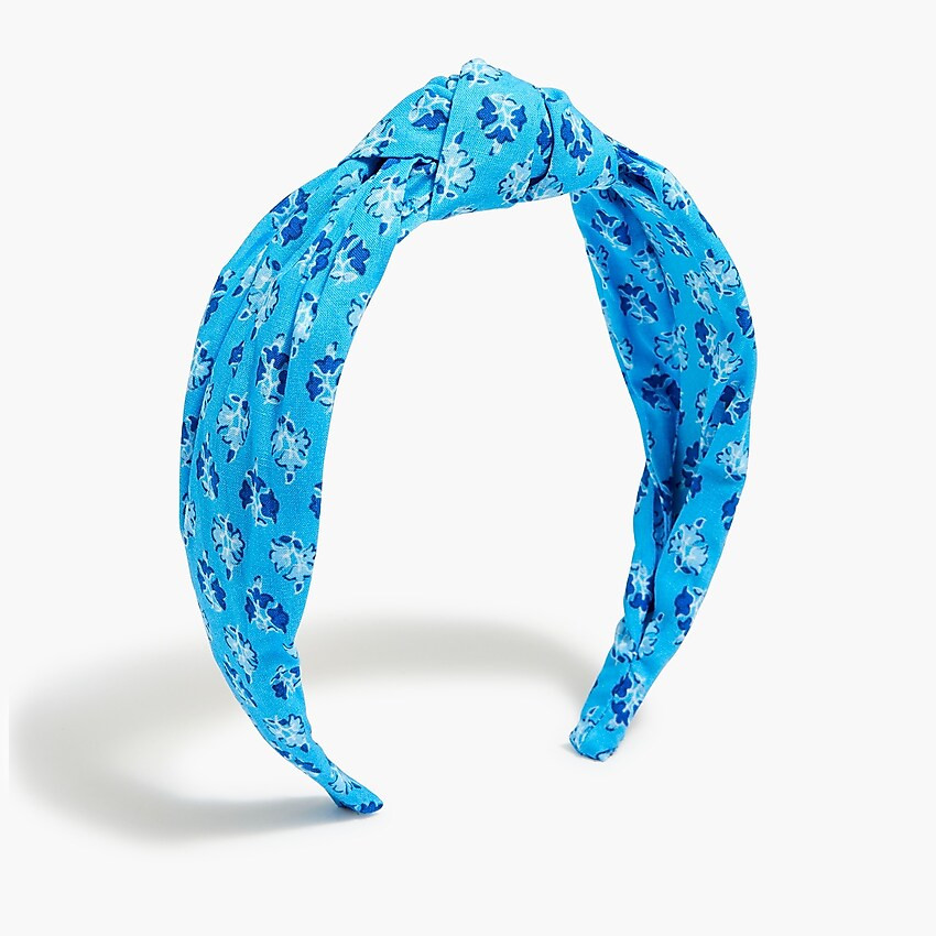 Factory: Printed Knot Headband For Women | J.Crew Factory
