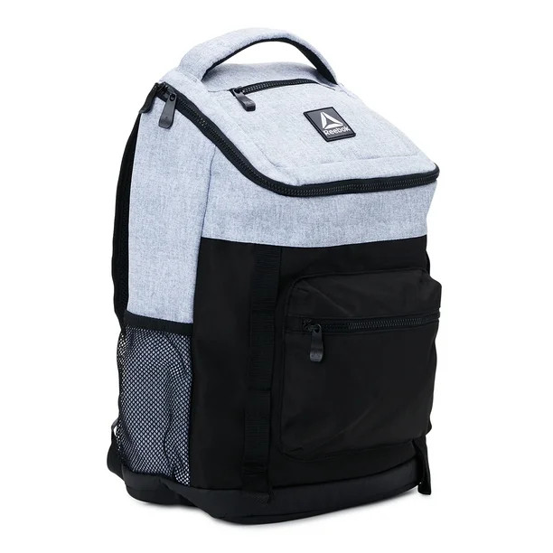Reebok Unisex Adult Bobbie Top Loader 18.5" Laptop Backpack, Light Heather Grey | Walmart (US)