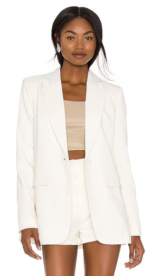 Arielle Blazer in Ivory | Revolve Clothing (Global)