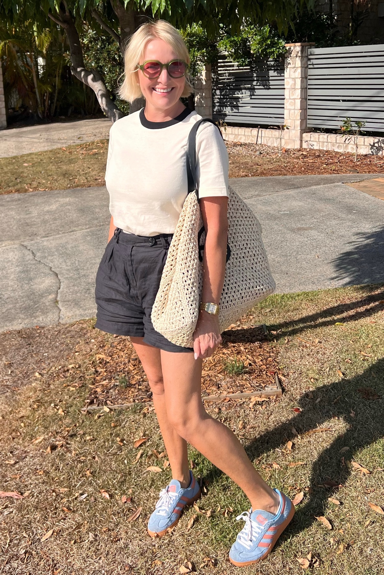 Spring has sprung.  Time to get the legs out.💫✨

Love these relaxed linen shorts (I have them in a few colours). They are just the right length.  I am 165cm.  I’m a standard AU 10 & wearing a Euro 38.  Wearing a Euro Small in tshirt.

#LTKSeasonal #LTKaustralia #LTKover40