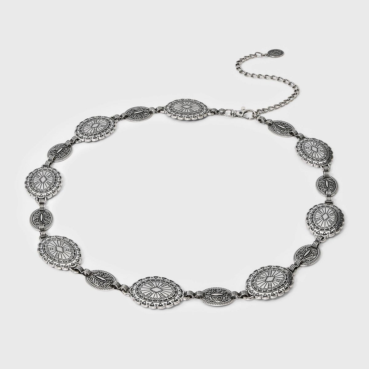 Concho Chain Belt - Wild Fable™ Nickel Finish M/L | Target
